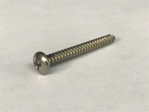 100 PC | 8 x 1-1/2" Stainless Steel Metal Screws | Pan Head | Phillips - Imagen 1 de 3