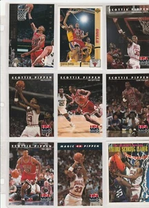NBA Chicago Bulls   Scottie Pippen 9 Card Lot   "HOF" - Picture 1 of 1