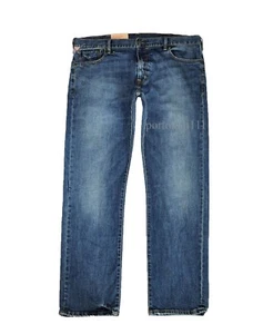 Denim Supply Ralph Lauren Bedford Straight Jeans Herren Baumwollmischung Blau Neu mit Etikett - Bild 1 von 6