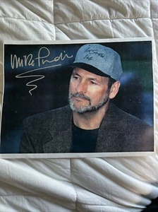 Signierter Michael Pinder 8 x 10 Moody Blues mit Bonusflyer - Bild 1 von 2