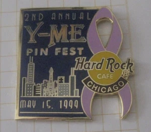 HARD ROCK CAFE / CHICAGO 2nd ANNUAL Y-ME LOGO ......... HRC Pin (212c) - Picture 1 of 1