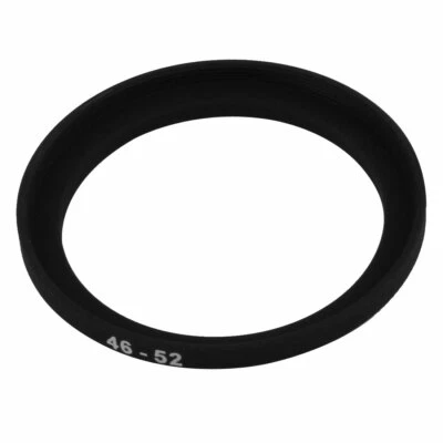 1pc Camera Lens Filter Step Up Ring  Adapter 46mm-52mm Household Office Black - Image 1 of 4