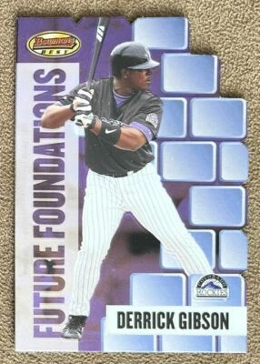 1999 Bowman's Best Future Foundations Mach I Derrick Gibson /3000 Colorado - Image 1 of 2