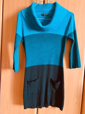 INC International Concepts Women's Sweater Cowl Neck Multicolored 2 Pockets Sz L - Image 1 of 3