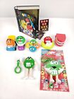 Mixed Lot of 8 M&M's Burger King Collectibles, Candy Tin, Clip It Dispensers