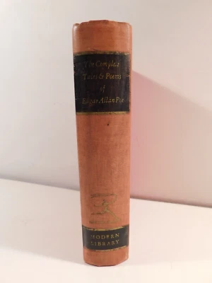 The Complete Tales And Poems Of Edgar Allen Poe (1938 Hardcover)  Modern Library Foto 1 de 4