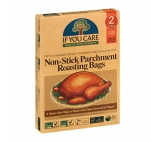 Parchment Roasting Paper Bags  Pack Of 2 Unbleached Chlorine Free Nonstick Co - Picture 1 of 1