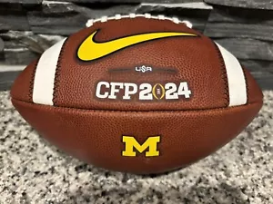 Michigan Wolverines 2024 CFP Nike Vapor Elite LE Leather Football - Rose Bowl - Picture 1 of 5