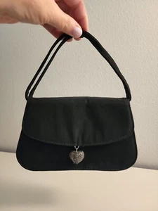 Vintage Clutch Sterling silver, Marcasite heart & key. Judith Jack. Italy - Picture 1 of 10