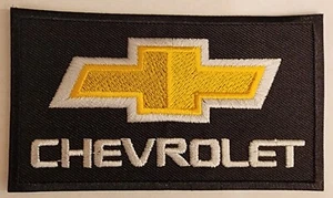Chevrolet Automotive Embroidered iron on patches 2 1/4 x 4" - Picture 1 of 1