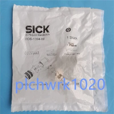 1 PCS NEW SICK DOS-1204-W four-core M12 female head elbow connector 6007303 - Image 1 of 3