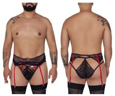 Mens Thong CandyMan 99688X Garter Thongs Two Piece Set New Mens Underwear