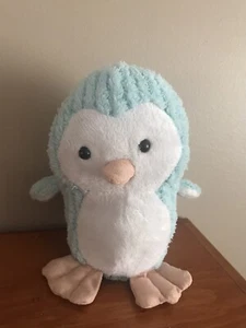 BABIES R US Plush Blue Penguin Rattle Chime Soft Baby Toy Lovey Stuffed Animal - Picture 1 of 4
