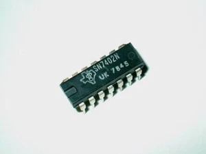 7402 DIP - Ic Bauteil TTL Quadruple 2-Input Positive-Nor Gate DIL Chip - Bild 1 von 1