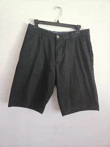 VTG VOLCOM STONE Corpo Class Shorts Men's Size 31  Black Casual Pinstriped  - Picture 1 of 8