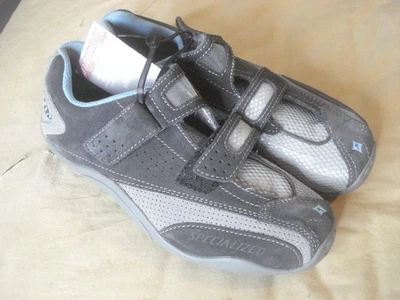NUEVO CON ETIQUETAS Zapatillas de Ciclismo Especializadas Sonoma, talla 37 (7us, 6 UK), ¡Gris Azul! Foto 1 de 4