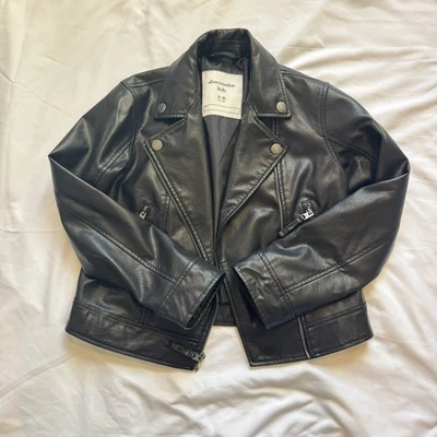 Abercrombie Kids Faux Leather Jacket Size 9/10 Unisex  - Image 1 of 4