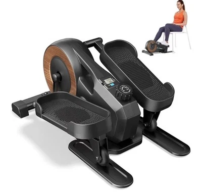 MERACH Under Desk Elliptical Machine Leg Exerciser Home Non-Slip Pad 12 level - Image 1 of 4