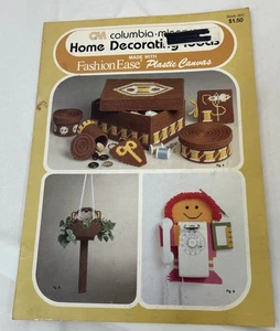 Columbia Minerva Home Decorating Ideas Made With Plastic Canvas Pattern Book 665 - Picture 1 of 3