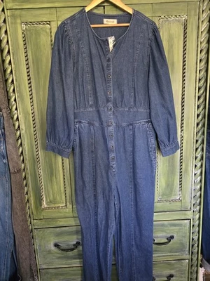 Womans New Size 14 Madewell Denim Jumpsuit - Image 1 of 4