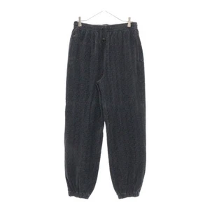 ALEXANDER WANG Velour Track Pants Cotton Monogram Full Pattern Navy Used c1bf2dd - Picture 1 of 8