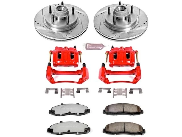 Kit de pastillas de freno delanteras y rotor Power Stop 33YXTB48 para Lincoln Blackwood 2002 Foto 1 de 1