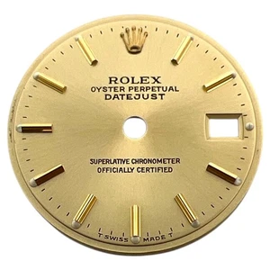 Genuine Rolex Oyster Perpetual Datejust 26mm Dial Champagne Gold 6917 - Picture 1 of 4