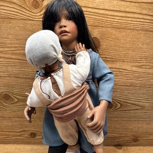 THERESE UND TINO PUPPEN VON RENATE HOCKH AUS WHAT A BEAUTIFUL WORLD SAMMLUNG - Bild 1 von 15
