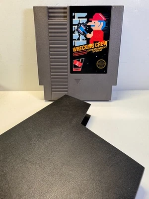 Wrecking Crew (Nintendo NES, 1985) 5-SCREW VARIANT Nice Labels! Authentic - Image 1 of 4
