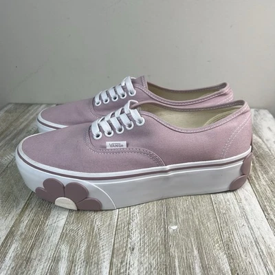 Zapatos Vans Stackform Keepsake Lila Flor Rosa Adornados Para Mujer Talla 9 Foto 1 de 4