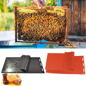 Beeswax Foundation Press Mold Beekeeping Silicone Flexible Beehive Wax Tool Shee - Picture 1 of 14
