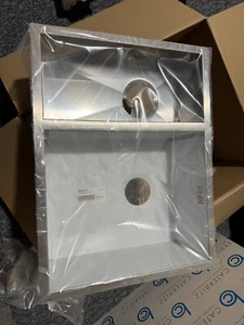NUEVO Blanco 340/180U Cocina Acero Inoxidable Doble Cuenco Fregadero Lavabo BR961 - Imagen 1 de 7