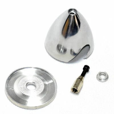 2 Blade 4in 102mm Aluminum Spinner for Nitro Glow Engine Propeller RC Airplane - Image 1 of 4