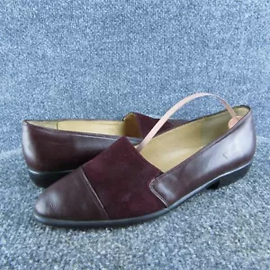 Classiques Entier Women's Loafer Burgundy Leather Size 6M Gently Used 2025 - Imagen 1 de 6