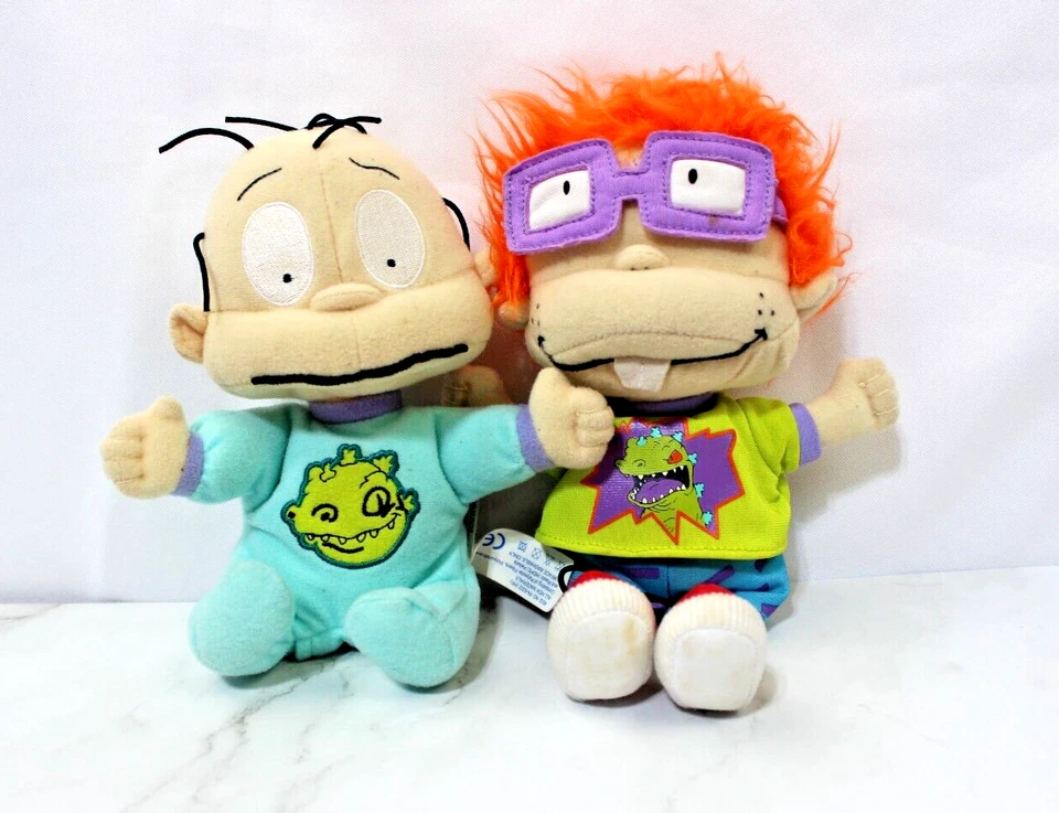 Lote de Rugrats Chuckie Finster y Baby Dill de Star Bean 1998 de colección Foto 1 de 4