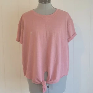 Cotton On Women's NEW Size XL Antique Mauve Coco Short Sleeve Fleece Top -AC23 - Picture 1 of 9
