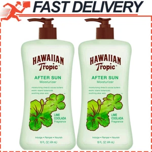 2pk Hawaiian Tropic Lime Coolada Body Lotion & Daily Moisturizer After Sun, 16oz - Picture 1 of 8