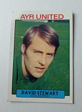 A & BC 1971 Scottish Footballers David Stewart Ayr United Football Card