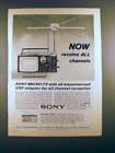 1963 Sony Micro-Tv & Tfm-96 Radio Ad - Receive All