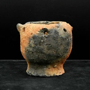 Topf249 - Antike TERRAKOTTA Keramik - 75 mm Durchmesser - Jungsteinzeit - Sahara - Bild 1 von 4