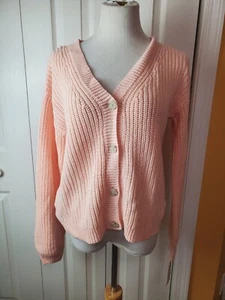 Cat & Jack Size XL 14-16 Peach Cardigan Sweater NWT - Picture 1 of 12