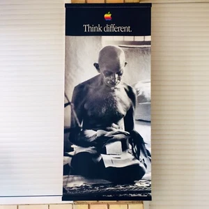 Think Different Vinilo Banner Gandhi Original Apple Computer - Imagen 1 de 5