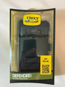 OtterBox Defender Series 77-18645 BLACK Phone Case & Holster for HTC EVO 4G - Picture 1 of 2