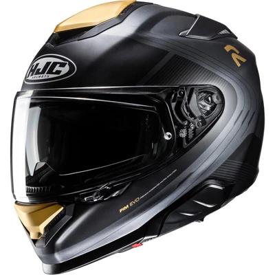 Motorrad Helm XXL - HJC RPHA 71 Frepe Integralhelm schwarz-anthrazit-gold matt - Bild 1 von 3