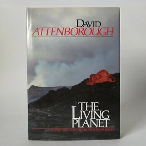 1984 "The Living Planet" David Attenborough, Little Brown & Co. HC DJ VG 1st Ed - Picture 1 of 12