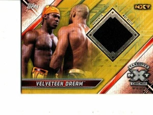 Topps WWE 2019 #DMR-VD NXT Takeover Chicago Velveteen Dream Mat reliquia 7/10 - Imagen 1 de 2