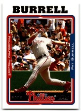 2005 Topps Pat Burrell Philadelphia Phillies #550