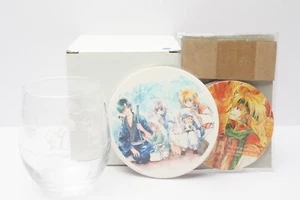 Yona of the Dawn Akatsuki no Yona Juego de posavasos de vidrio y posavasos de papel Juego de 6 tipos - Imagen 1 de 18