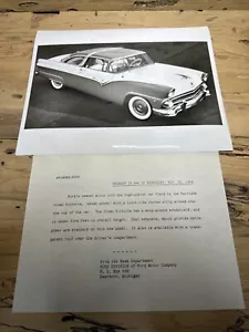 1954 ford fairlane crown victoria Official Press Release Photo X423 - Picture 1 of 5