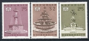 1382 - Austria 1972 - Art Treasures in Austria - Fountains - MNH Set - Picture 1 of 2